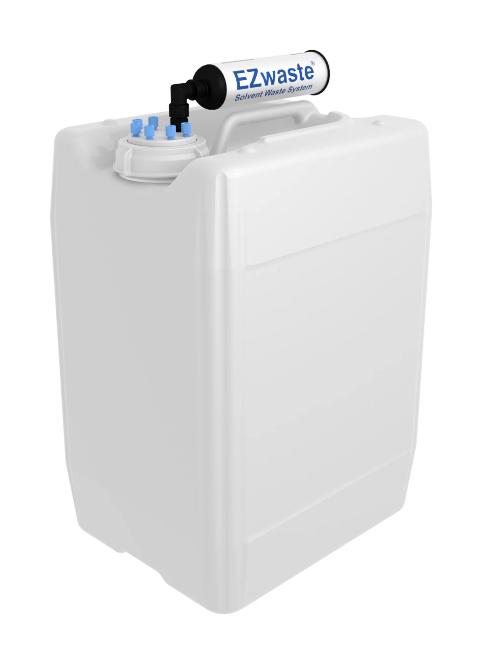EZwaste® UN/DOT Filter Kit, VersaCap® S70 , 6 ports for 1/8" OD Tubing with 20L Container