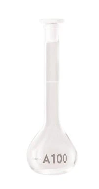 Borosil® Flasks, Volumetric, Class A, Clear, Polypropylene (PP) Stopper, 200mL, 14/23, Batch Cert, CS/10