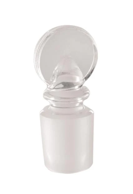 Borosil® Solid Penny Head Glass Stopper Interchangeable Ground Joint 14/23, CS/20