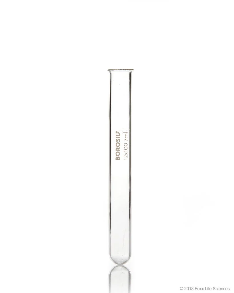 Borosil® Test Tubes with Rim 12*75 Borosilicate ISO 4142, 5 mL