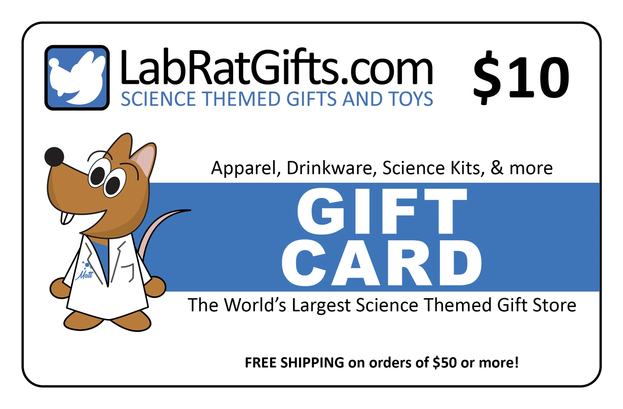 LabRatGifts.com Gift Card