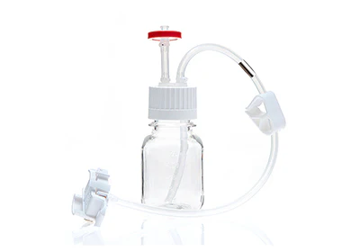 EZBio® MTO 125mL Bottle Assembly, 38-430 VersaCap®, w/ Pinch Pipe, 10/CS - Image 43