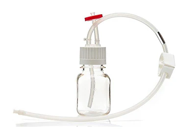 EZBio® MTO 125mL Bottle Assembly, 38-430 VersaCap®, w/ Pinch Pipe, 10/CS - Image 58