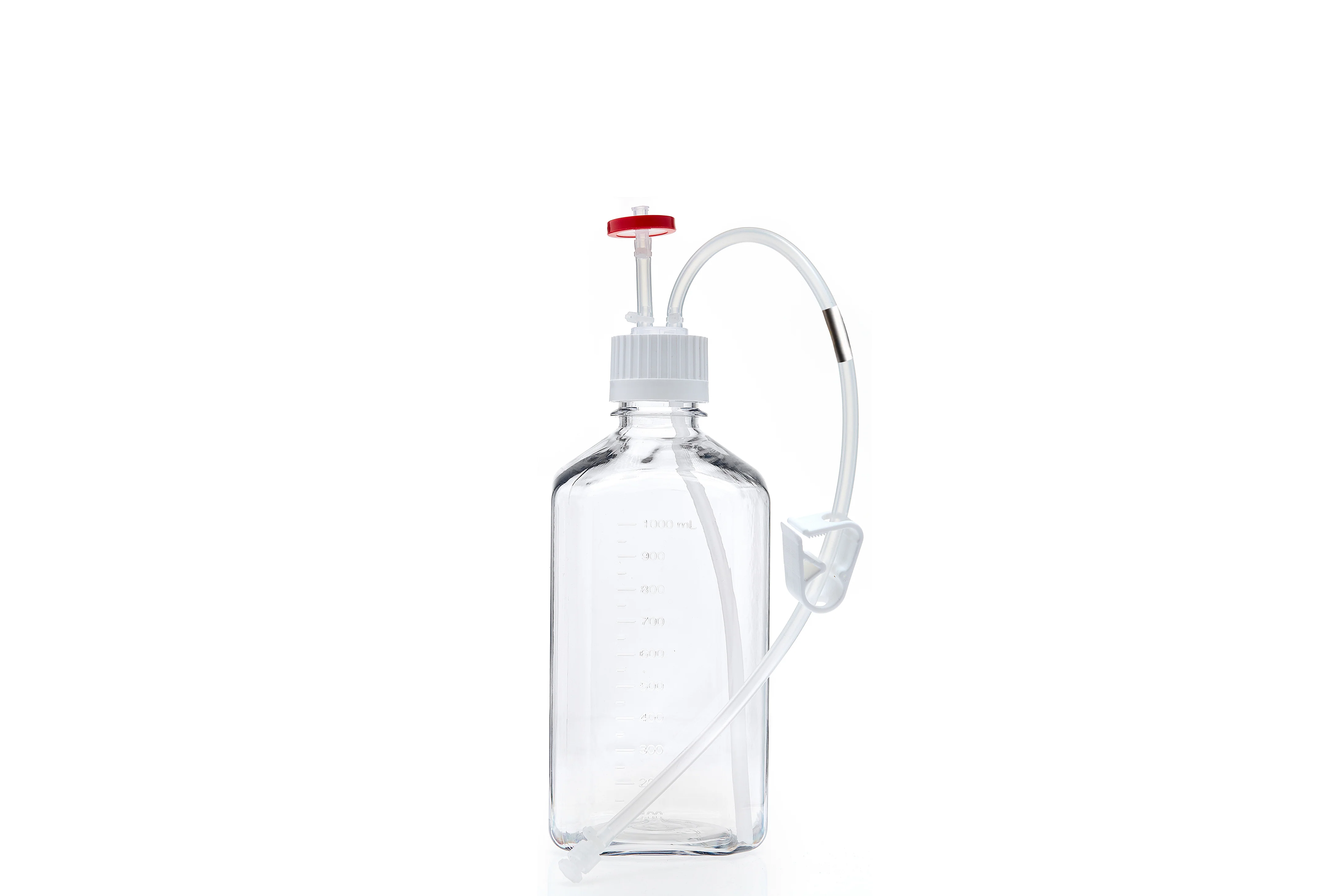 EZBio® MTO 1L Bottle Assembly, 38-430 VersaCap®, w/ Pinch Pipe, 10/CS - Image 18
