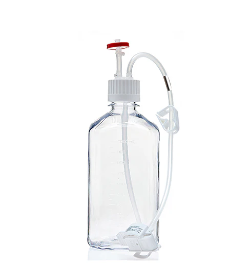 EZBio® MTO 1L Bottle Assembly, 38-430 VersaCap®, w/ Pinch Pipe, 10/CS - Image 47