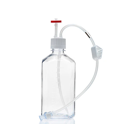 EZBio® MTO 1L Bottle Assembly, 38-430 VersaCap®, w/ Pinch Pipe, 10/CS - Image 67