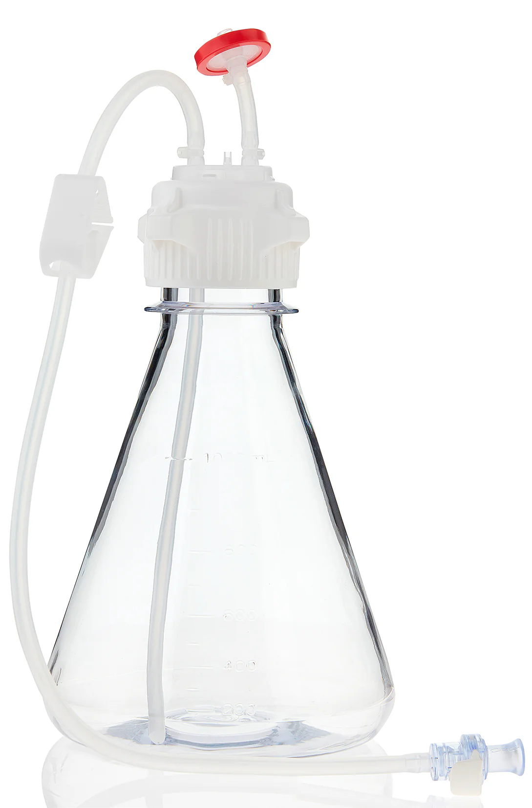EZBio® MTO 1L Flask Assembly, 53B VersaCap®, PolyCarbonate (PC) Flat Base Flask, 6/CS - Image 23