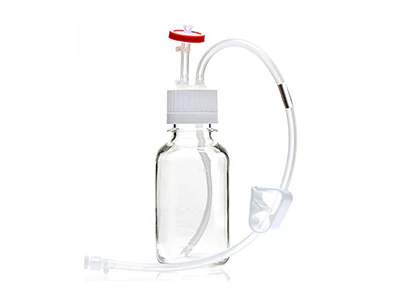 EZBio® MTO 250mL Bottle Assembly, 38-430 VersaCap®, w/ Pinch Pipe, 10/CS - Image 49