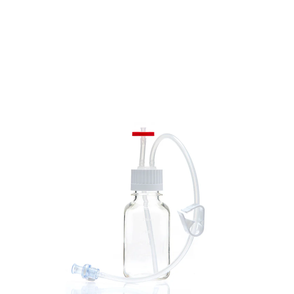 EZBio® MTO 250mL Bottle Assembly with molded Silicone Adapter, 38-430 VersaCap®, 10/CS - Image 5
