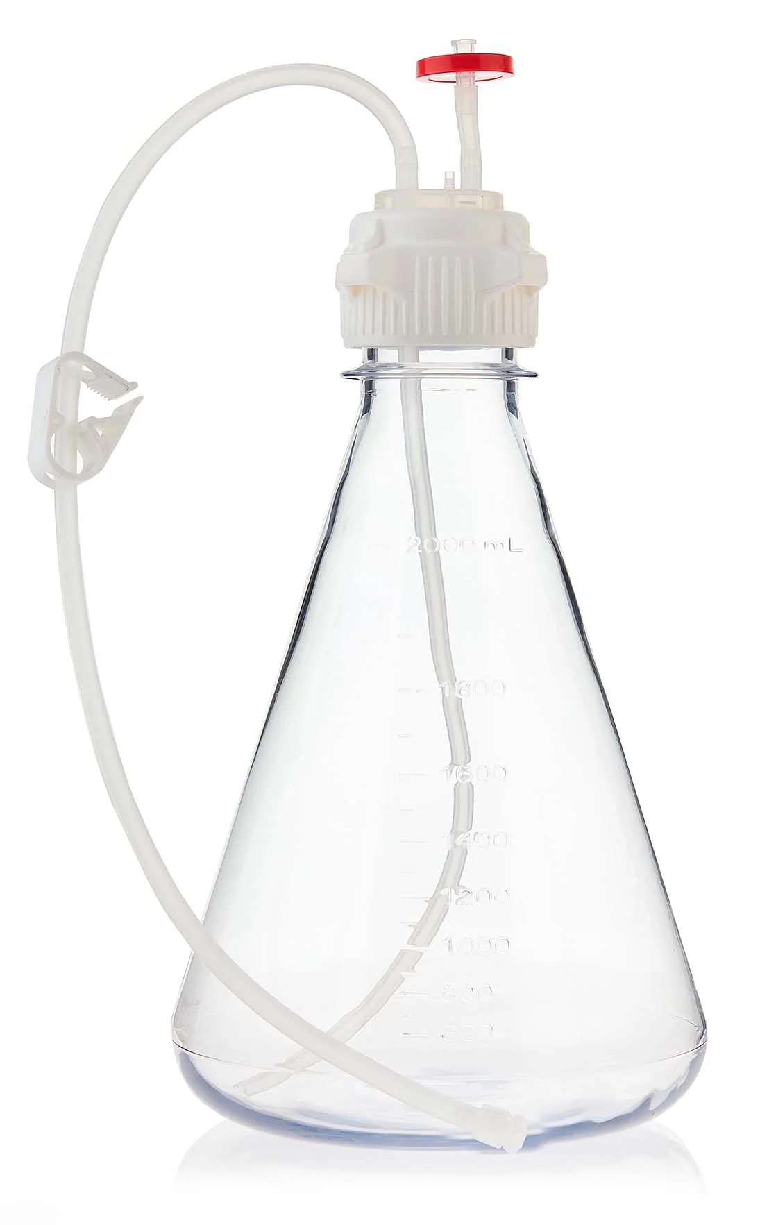 EZBio® MTO 2L Flask Assembly, 53B VersaCap®, PolyCarbonate (PC) Flat Base Flask, 6/CS - Image 37