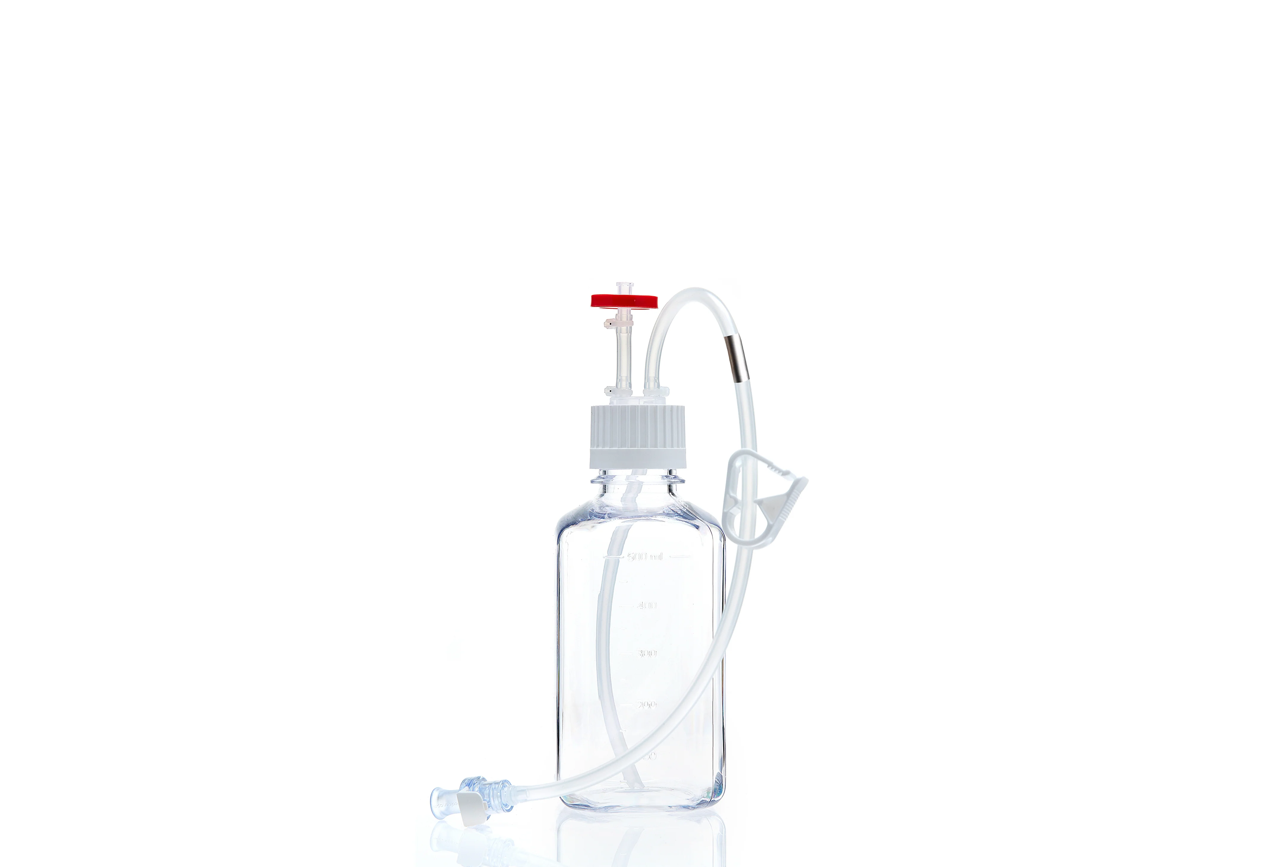 EZBio® MTO 500mL Bottle Assembly, 38-430 VersaCap®, w/ Pinch Pipe, 10/CS - Image 33