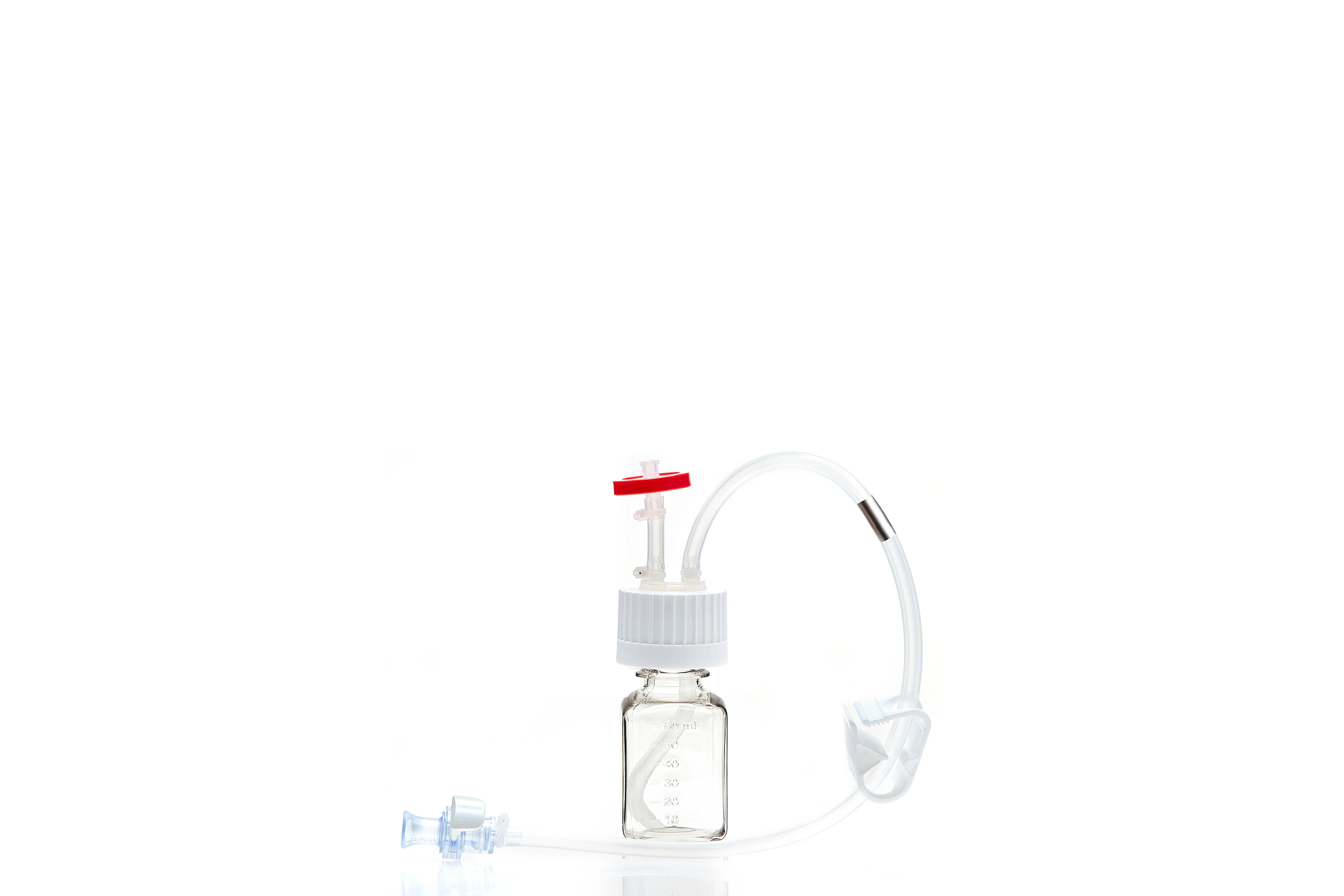 EZBio® MTO 60mL Bottle Assembly, 38-430 VersaCap®, w/ Pinch Pipe, 10/CS - Image 20