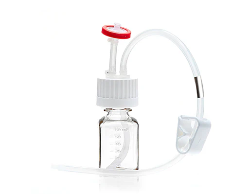 EZBio® MTO 60mL Bottle Assembly, 38-430 VersaCap®, w/ Pinch Pipe, 10/CS - Image 58
