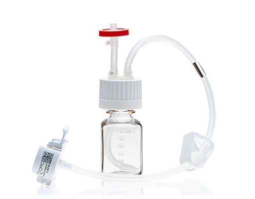 EZBio® MTO 60mL Bottle Assembly, 38-430 VersaCap®, w/ Pinch Pipe, 10/CS - Image 76