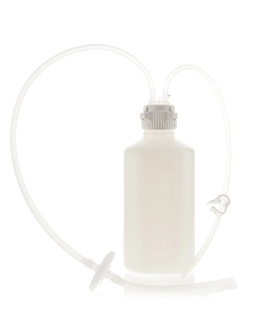 EZBio® Vactrap™ S Polypropylene (PP) (Autoclavable), 2L, No Natural Bin, 1/4" ID Tubing, Sterile