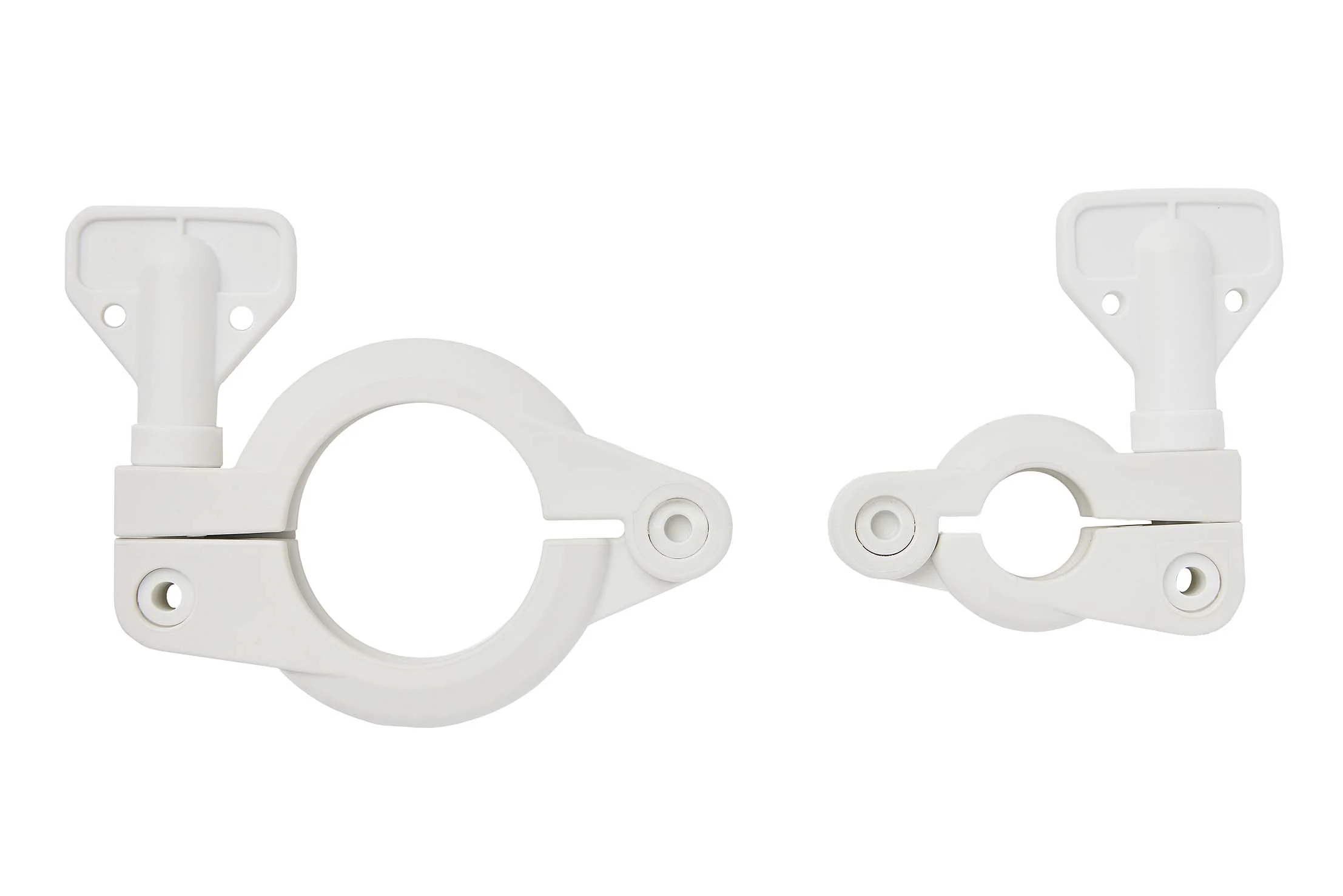 EZBio®clamp, Sanitary Tri-Clamps, Glass Reinforced Nylon, 1/2" and 3/4" Clamp Assembly, 50/CS - Image 3