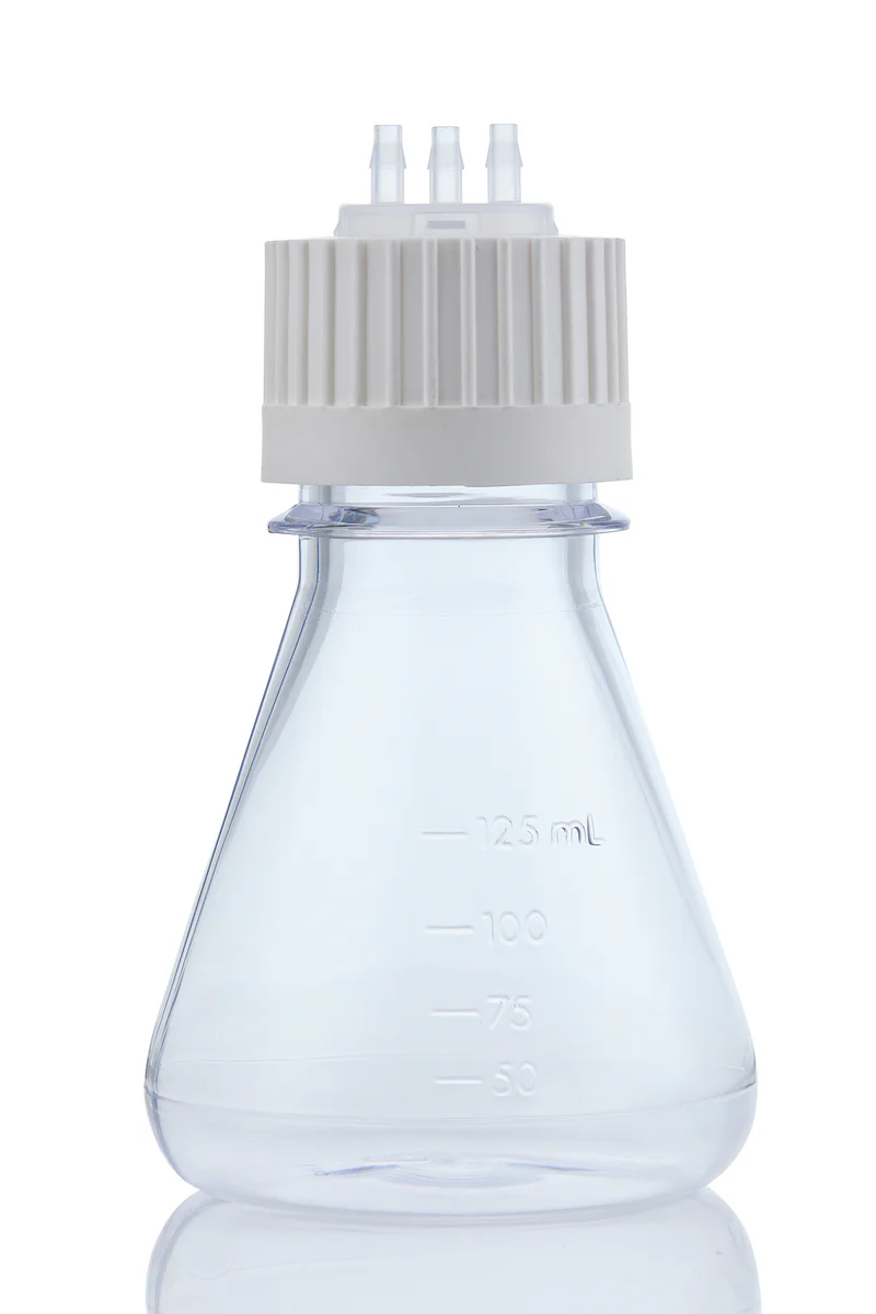 EZBio®pure MTO 125mL Flask, 38-430 VersaCap®, Non-Sterile, 10/CS - Image 2
