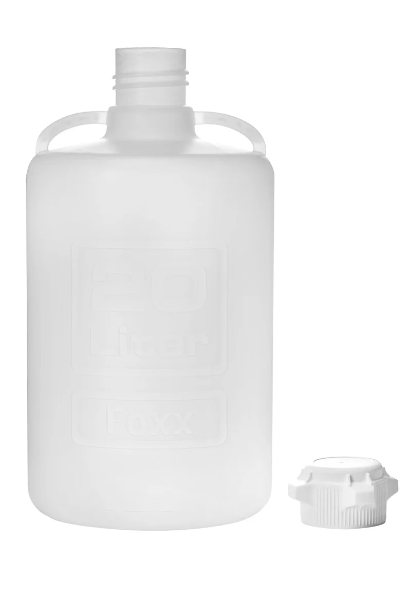 EZclear® Round Carboy 20L, PP, Class VI, 83B Closed VersaCap®, Sterile - Image 3