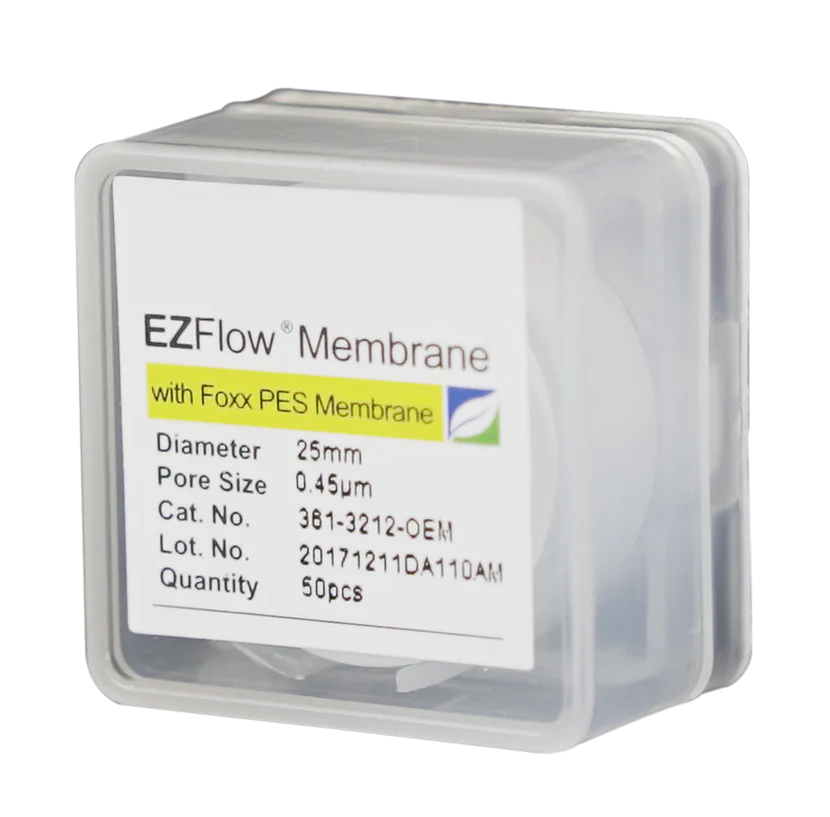 EZFlow® Membrane Disc Filter, PES, 0.45µm, 25mm, Non-Sterile, 50/pk