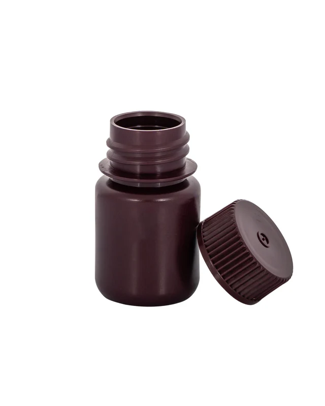 EZLabpure™ HDPE Amber Wide Mouth Reagent Bottle, Lab Quality, Non-Sterile - Image 6
