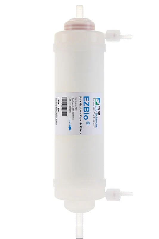 EZBio® Ultra Maxpure Capsule Filter 10", Double-Layer PTFE, Silicone O-Ring, Non-Sterile, 1/CS - Image 5