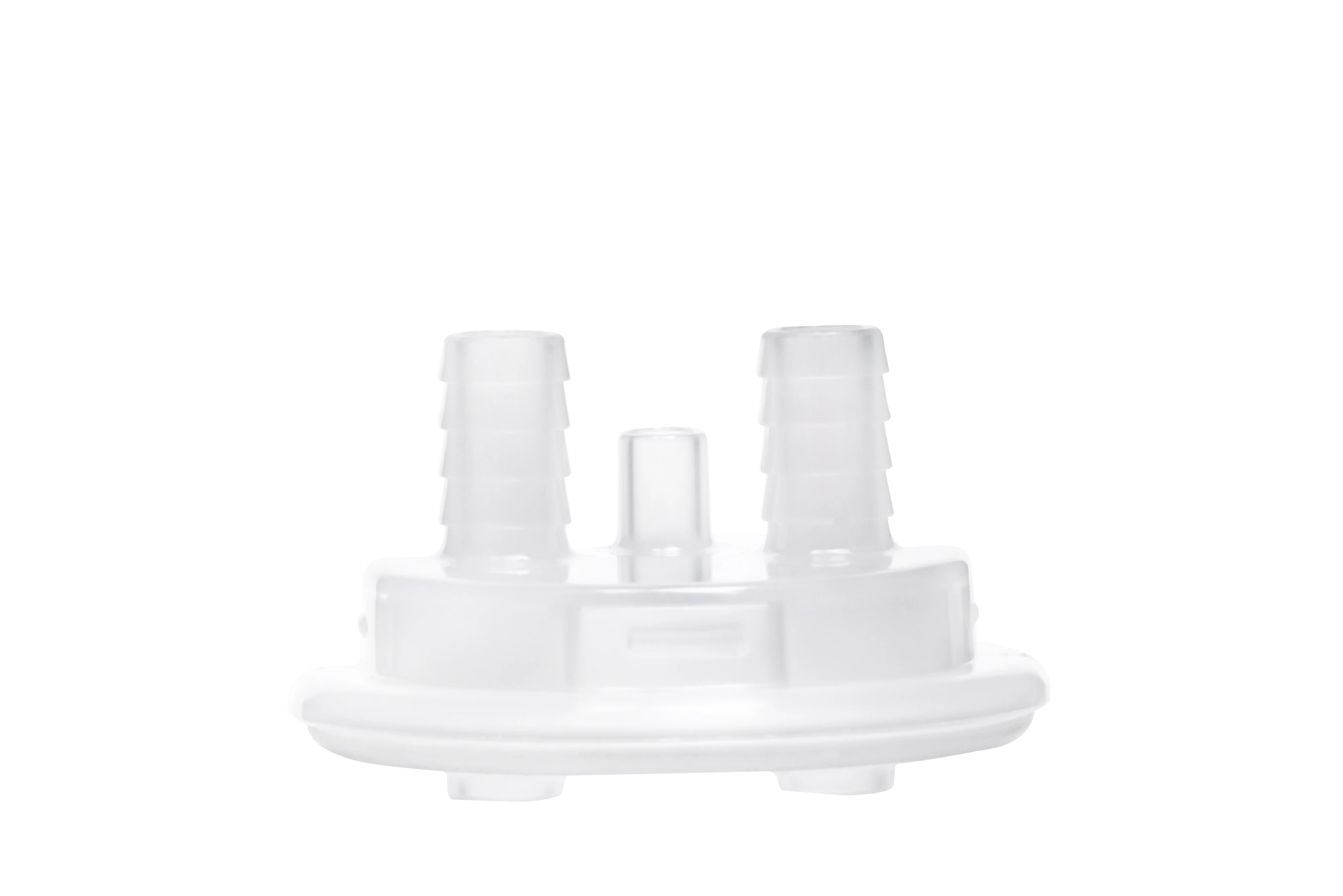 Round EZLabpure™ Polypropylene (PP) Vacuum Bottle, 4 L, Open VersaCap® 83B, With Closed and 2x1/2" HB Adapters, 1/EA - Image 3